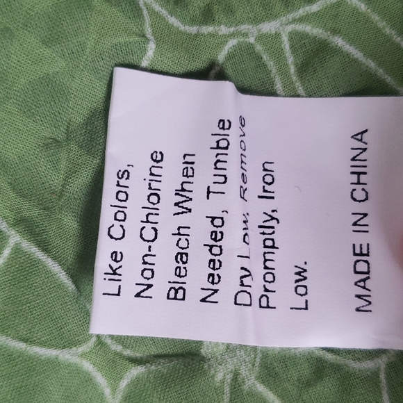 SHEIN leaf green floral print babydoll swing dress Size XS - Picture 7 of 7